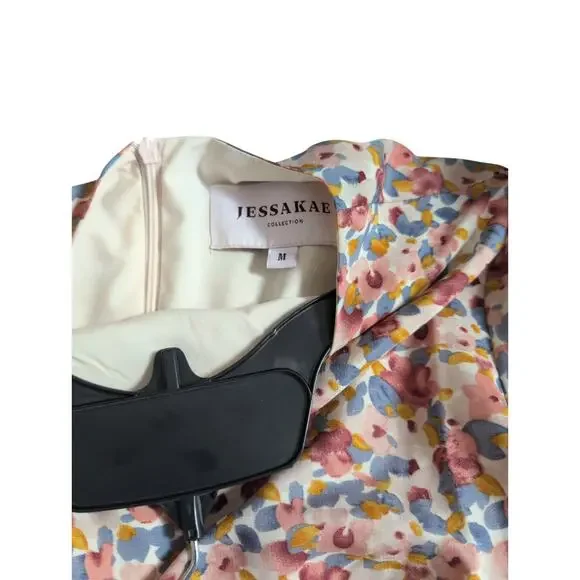 Jessakae Classic Floral Effel Patterned Dress - Size Medium - Picture 3 of 3